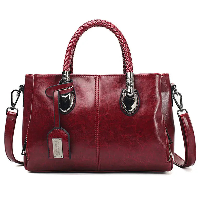 Modieuze leren tas - Amory