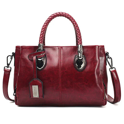Modieuze leren tas - Amory