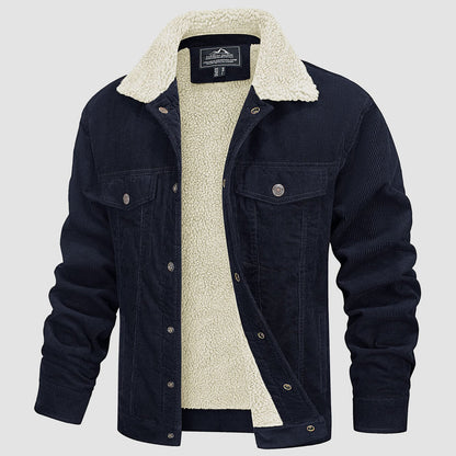 Corduroy herenjas met sherpa voering - Joep