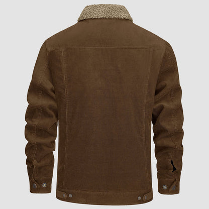 Corduroy herenjas met sherpa voering - Joep