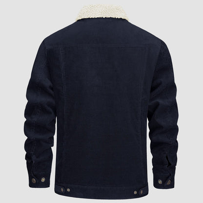 Corduroy herenjas met sherpa voering - Joep