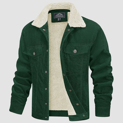 Corduroy herenjas met sherpa voering - Joep