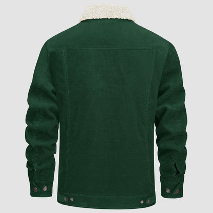 Corduroy herenjas met sherpa voering - Joep