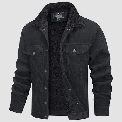 Corduroy herenjas met sherpa voering - Joep
