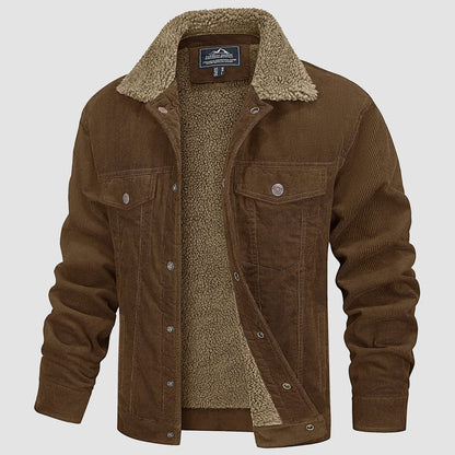 Corduroy herenjas met sherpa voering - Joep