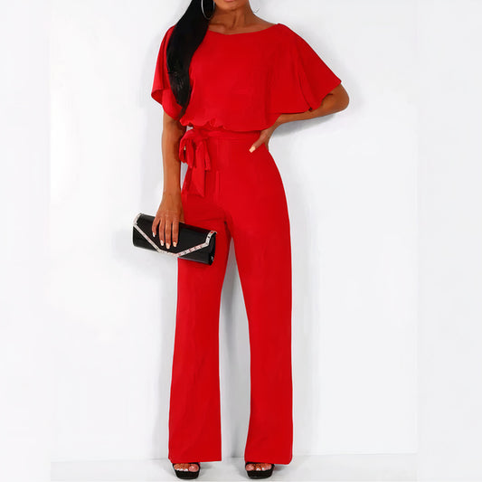 Elegante jumpsuit met riem - Muriel