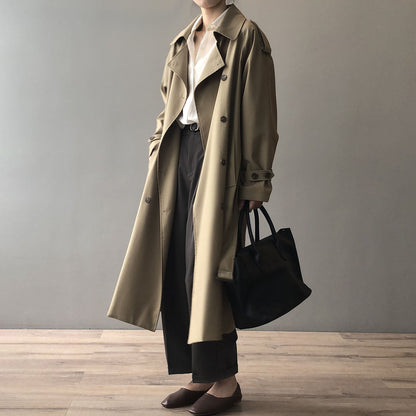 Trenchcoat met twee rijen knopen voor dames - Karin