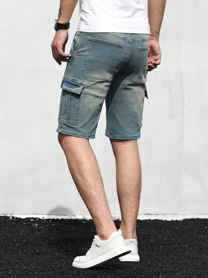 Cargo denim shorts voor heren - Roley