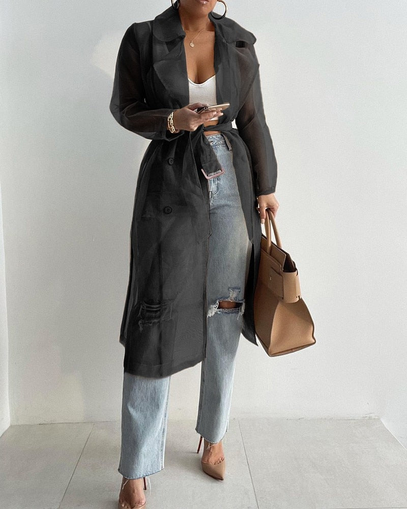 Trendy trenchcoat voor dames - Carmen