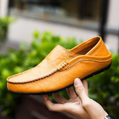 Orthopedische Italiaanse leren loafers - Lance
