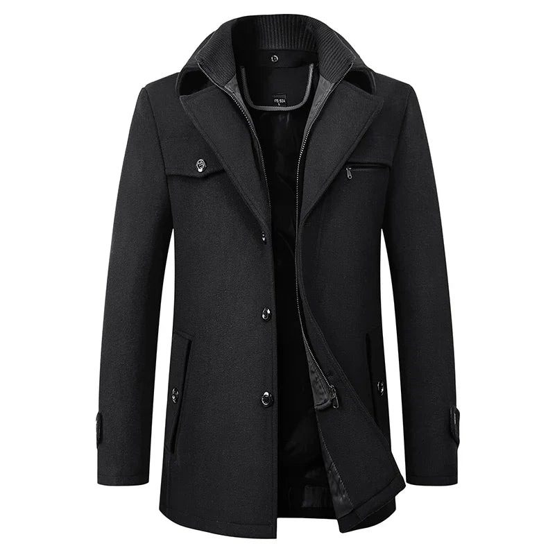 Premium trenchcoat voor heren - Jagur