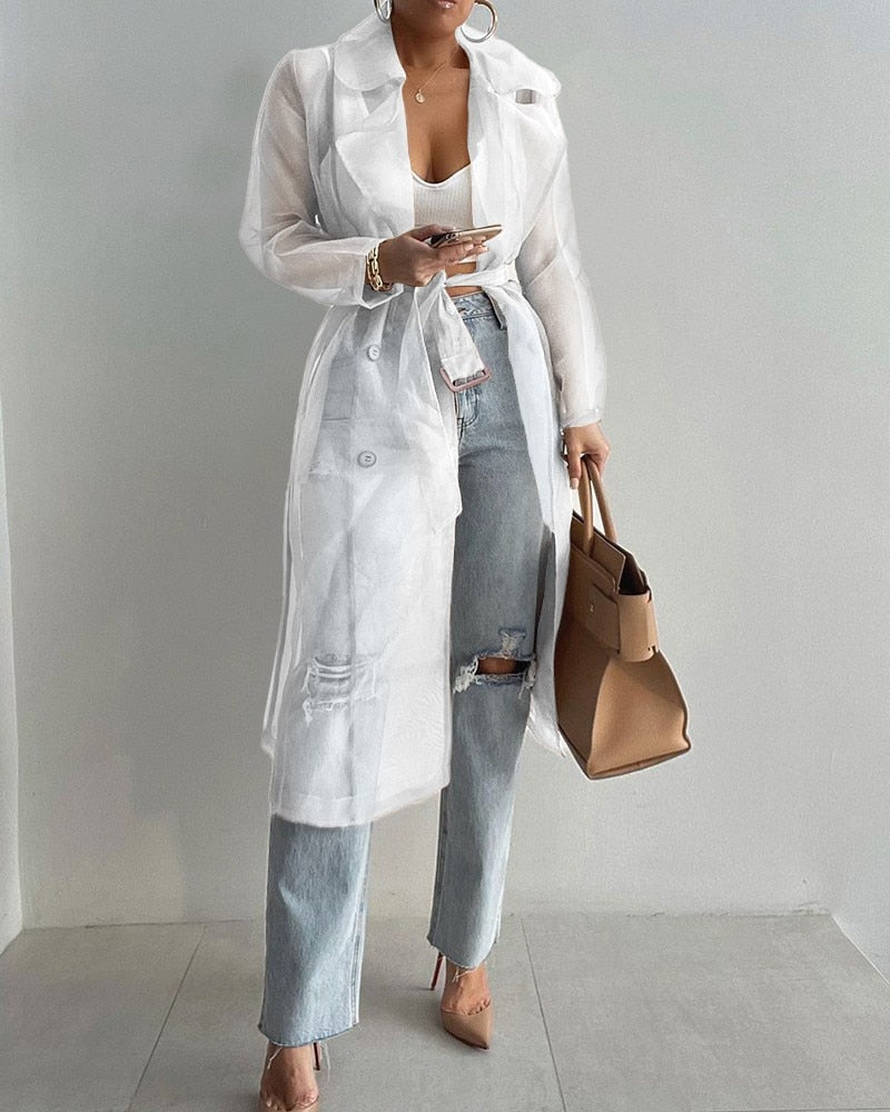 Trendy trenchcoat voor dames - Carmen