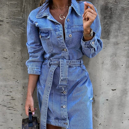 Denim jurk - Rayen