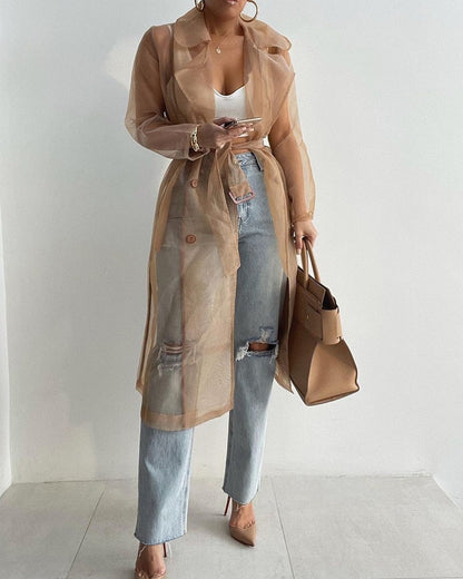 Trendy trenchcoat voor dames - Carmen