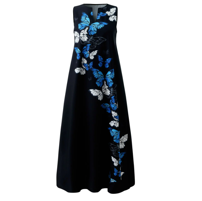 Bloemige zomer maxi jurk - Cerea