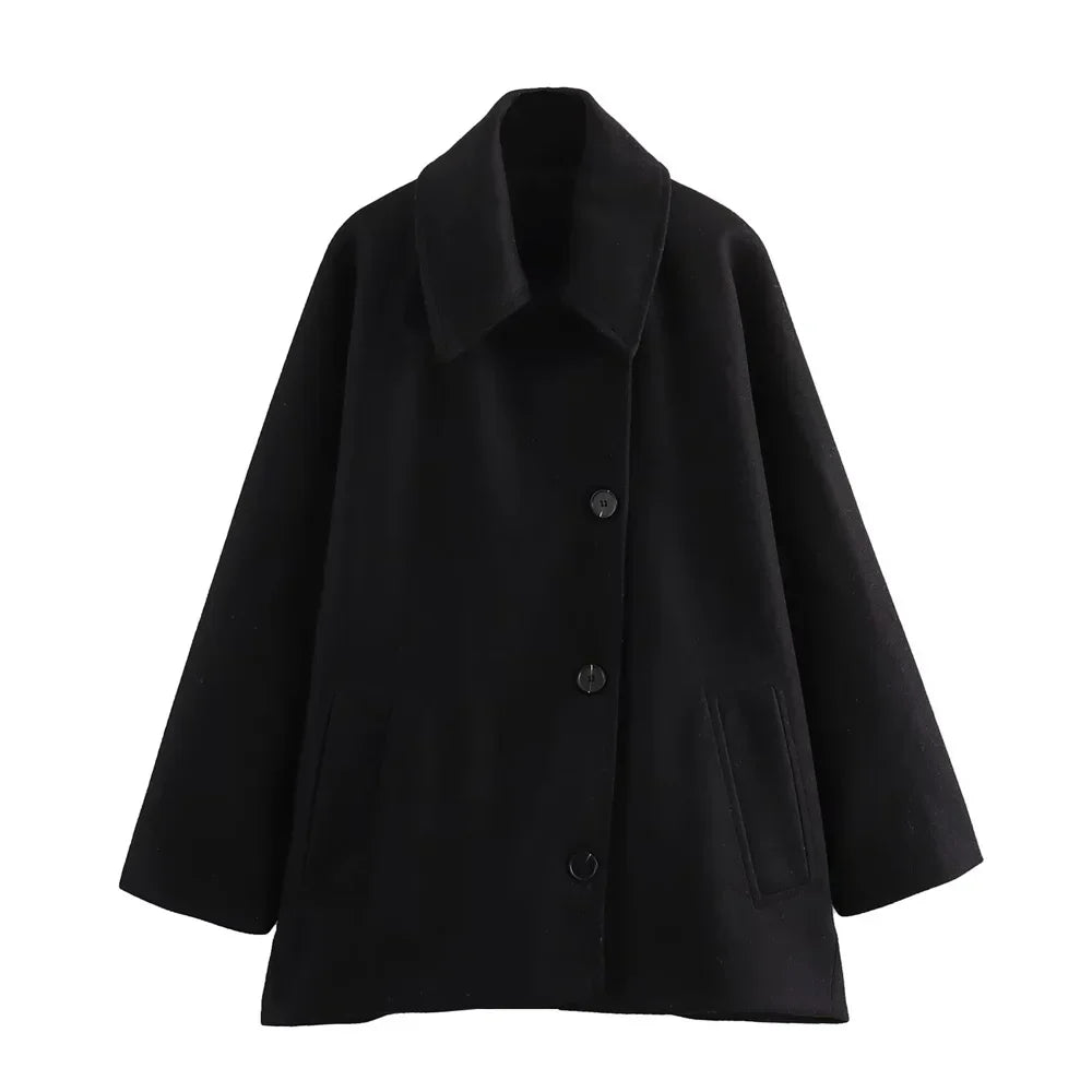 Oversized modieuze dikke en warme damesjas - Nina