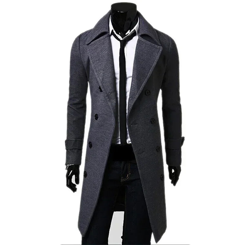 Casual heren trenchcoat 2024 - Wilder