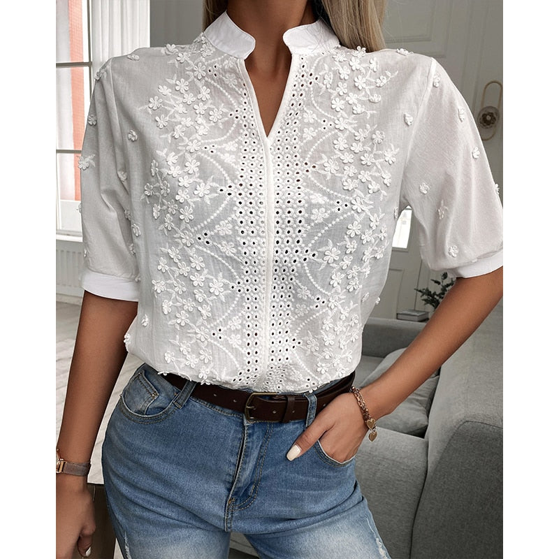 Elegante witte blouse - Lara