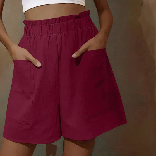 Zomershort met hoge taille - Thale