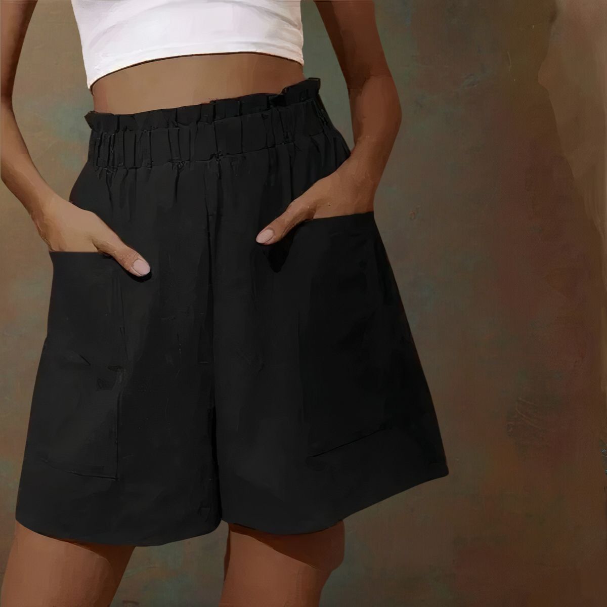 Zomershort met hoge taille - Thale