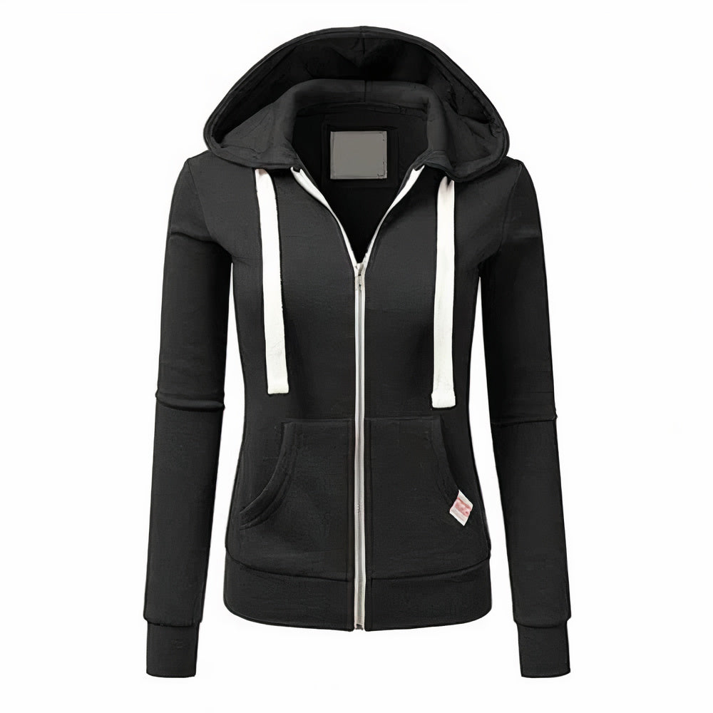 Wollen hoodie met rits en capuchon - Tillie