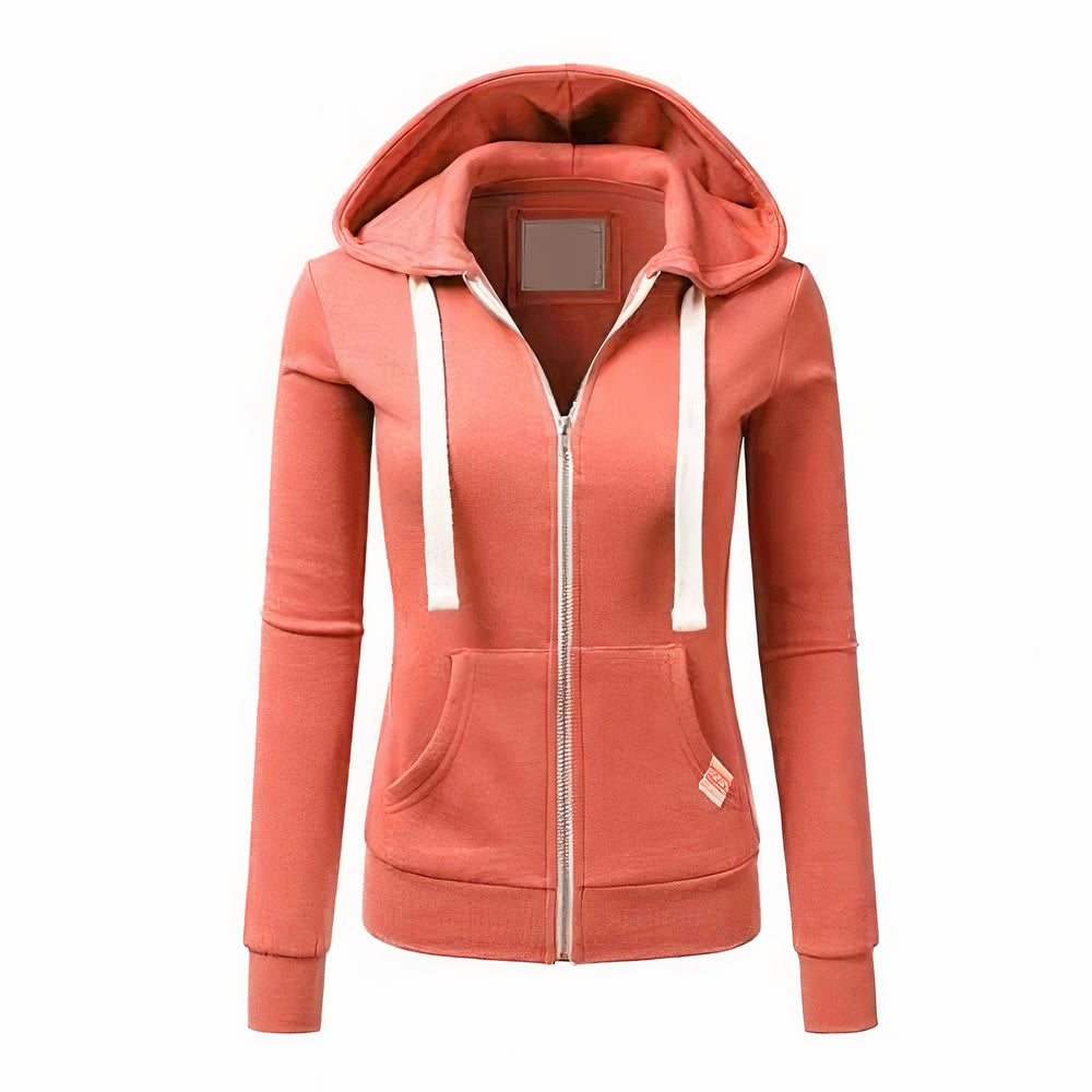 Wollen hoodie met rits en capuchon - Tillie