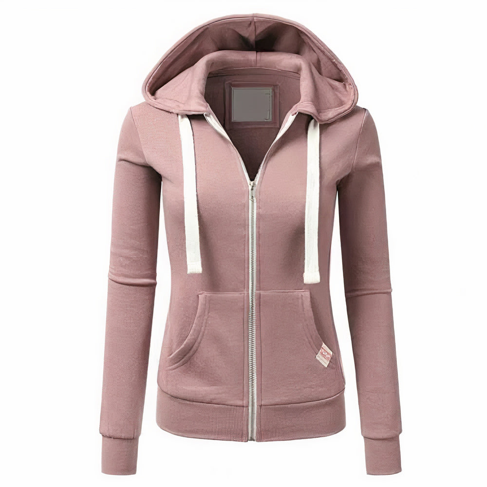 Wollen hoodie met rits en capuchon - Tillie