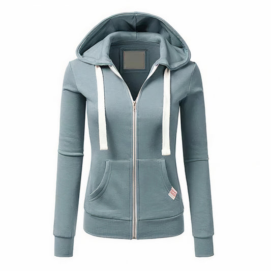 Wollen hoodie met rits en capuchon - Tillie