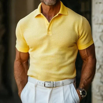 Ademend en stijlvol zomerpoloshirt voor mannen.