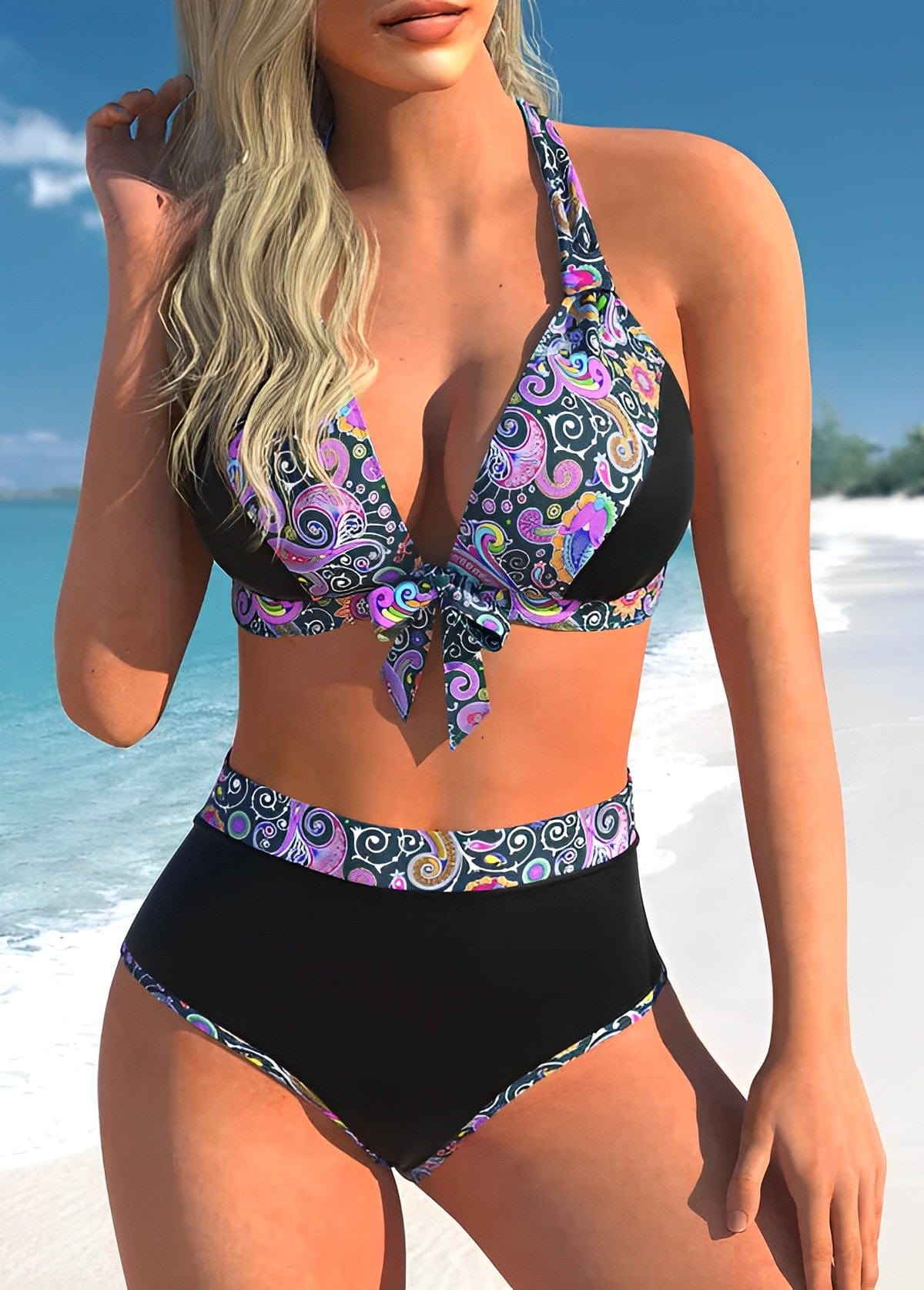 Bikini met mandala print - Lan