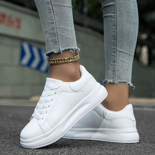 Comfortabele leren schoenen voor dames met orthopedisch ontwerp, perfect voor herfst en winter.

