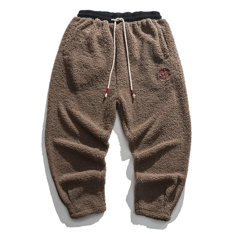 Comfortabele fleecejoggingbroek voor heren – zacht, comfortabel en perfect voor ontspannen dagen.