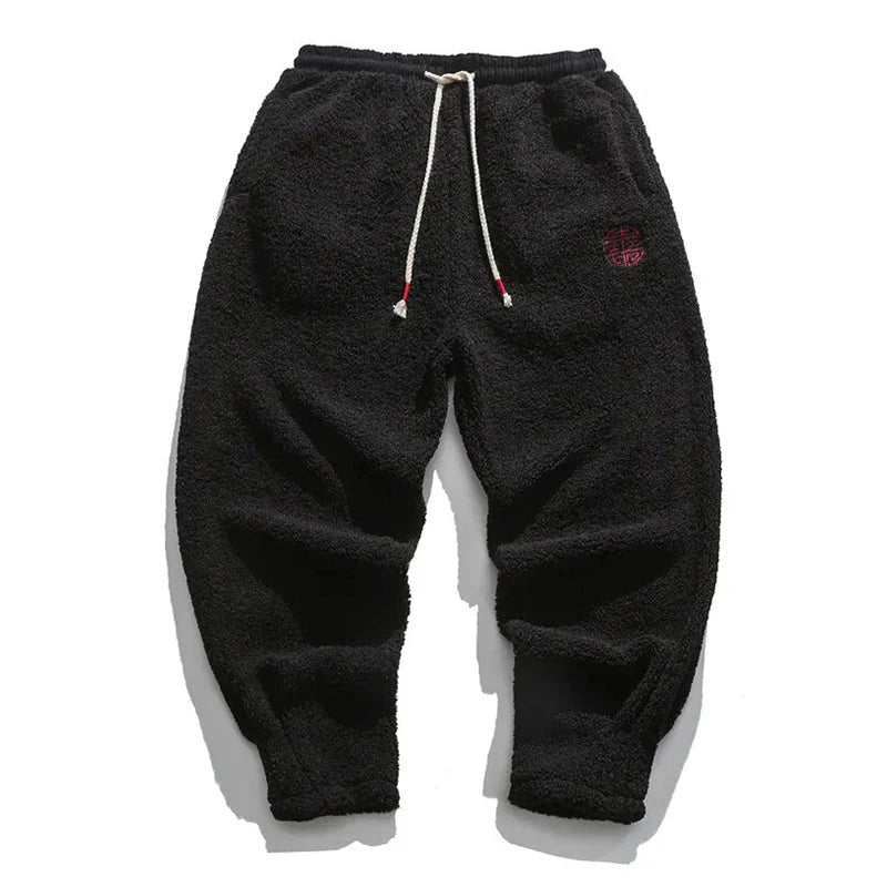Comfortabele fleecejoggingbroek voor heren – zacht, comfortabel en perfect voor ontspannen dagen.