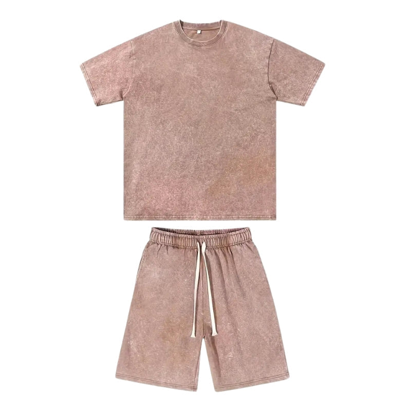 Comfortabele short & shirt zomerset voor heren – licht, ademend en perfect voor warme dagen.