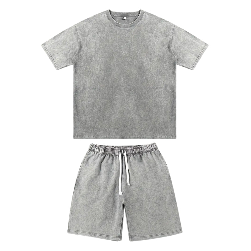 Comfortabele short & shirt zomerset voor heren – licht, ademend en perfect voor warme dagen.