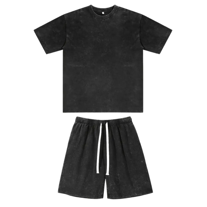 Comfortabele short & shirt zomerset voor heren – licht, ademend en perfect voor warme dagen.