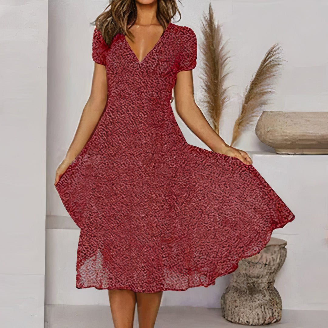 Elegante A-lijn zomerjurk voor vrouwen - vrouwelijk, luchtig en perfect voor warme dagen
