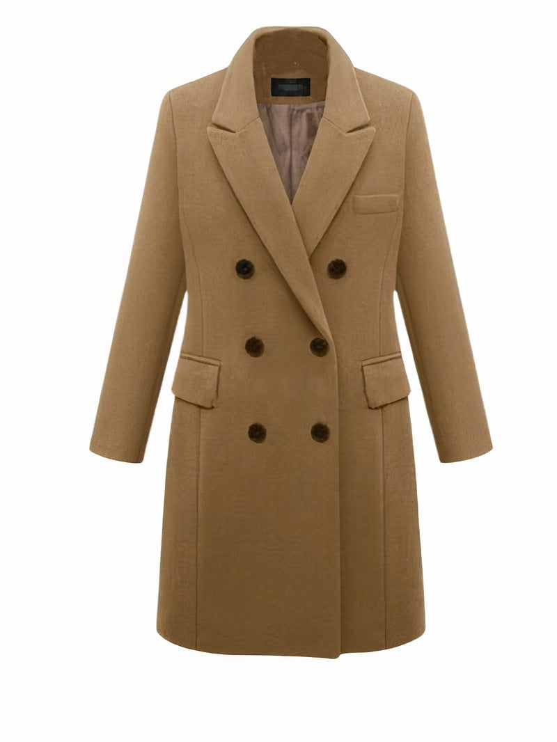 Elegante, modieuze damesjas, ideaal voor herfst- en winterdagen.