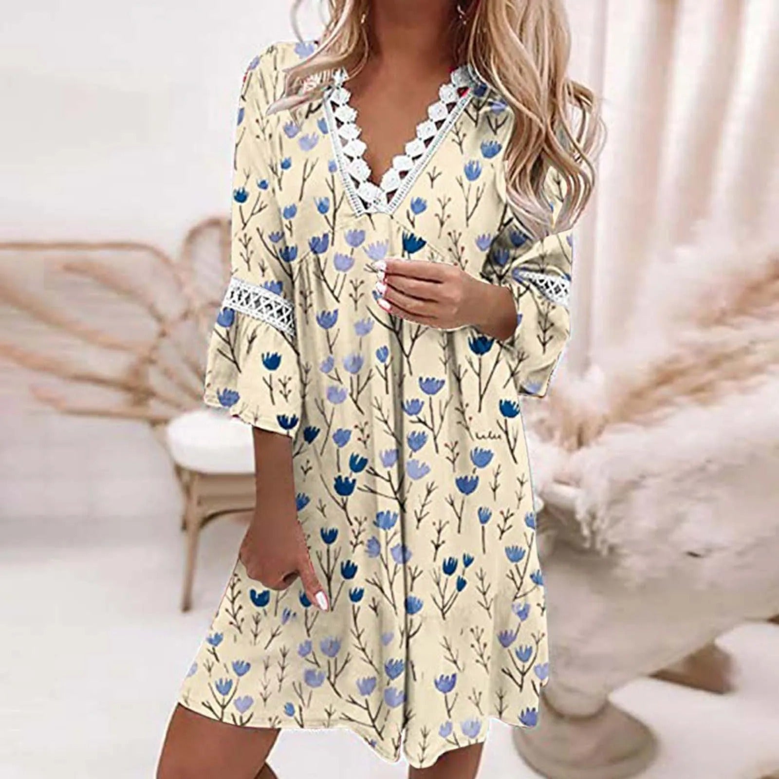 Luchtige en elegante zomerjurk voor dames voor warme dagen en speciale gelegenheden