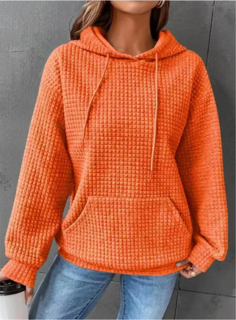 Elegante, casual hoodie voor dames, ideaal voor frisse dagen en ontspannen outfits.