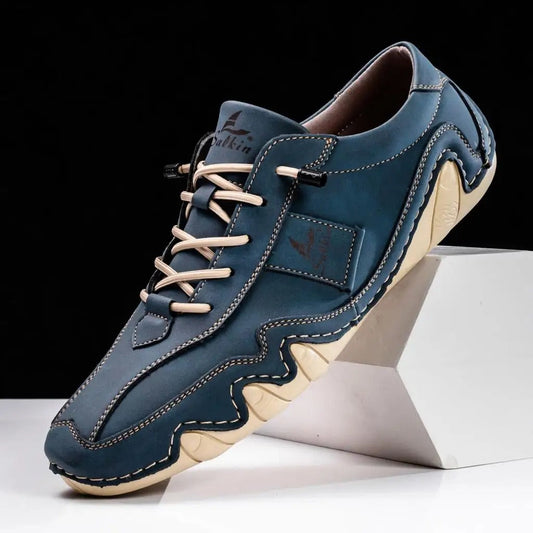 Elegante herenschoenen met ergonomisch ontwerp en antislipzool, ideaal voor herfst- en winterdagen.