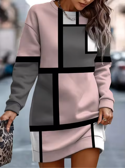  Elegante jumperjurk voor dames, ideaal voor koude dagen met een chic en comfortabel ontwerp.