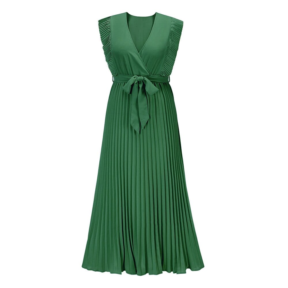 Groene bohemien feestjurk - Bena