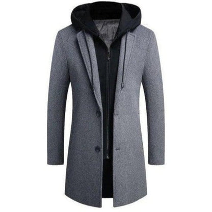 Elegante lange warme herenjas - Brody