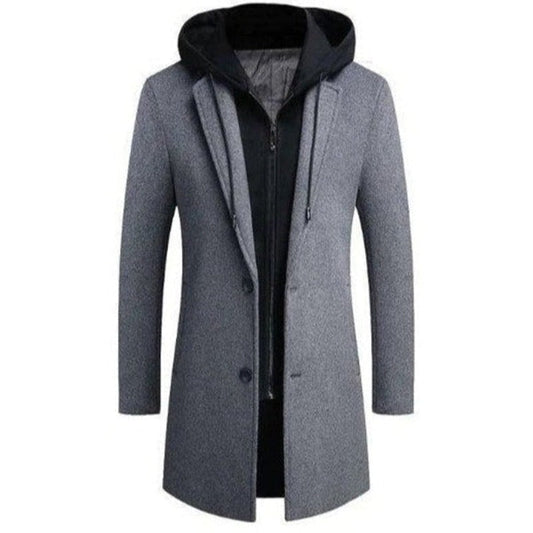 Elegante lange warme herenjas - Brody