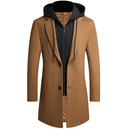Elegante lange warme herenjas - Brody