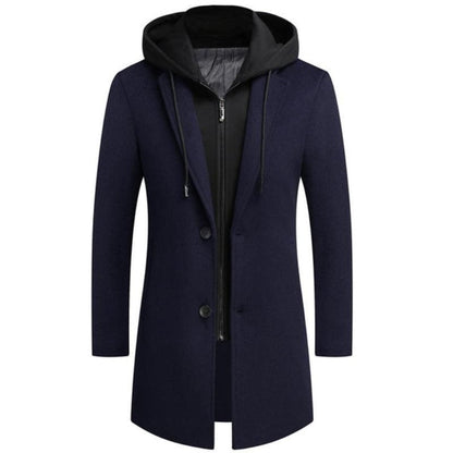 Elegante lange warme herenjas - Brody
