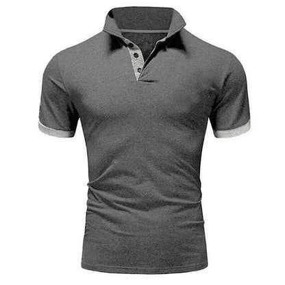Casual zomer golf poloshirt voor heren - lichtgewicht, ademend en stijlvol voor warme dagen