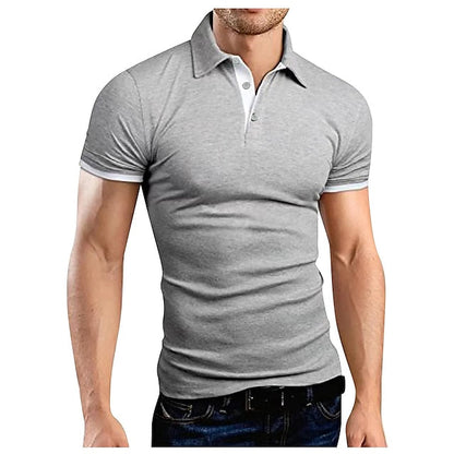 Casual zomer golf poloshirt voor heren - lichtgewicht, ademend en stijlvol voor warme dagen