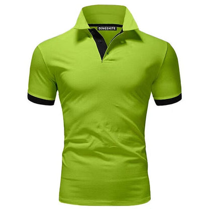Casual zomer golf poloshirt voor heren - lichtgewicht, ademend en stijlvol voor warme dagen